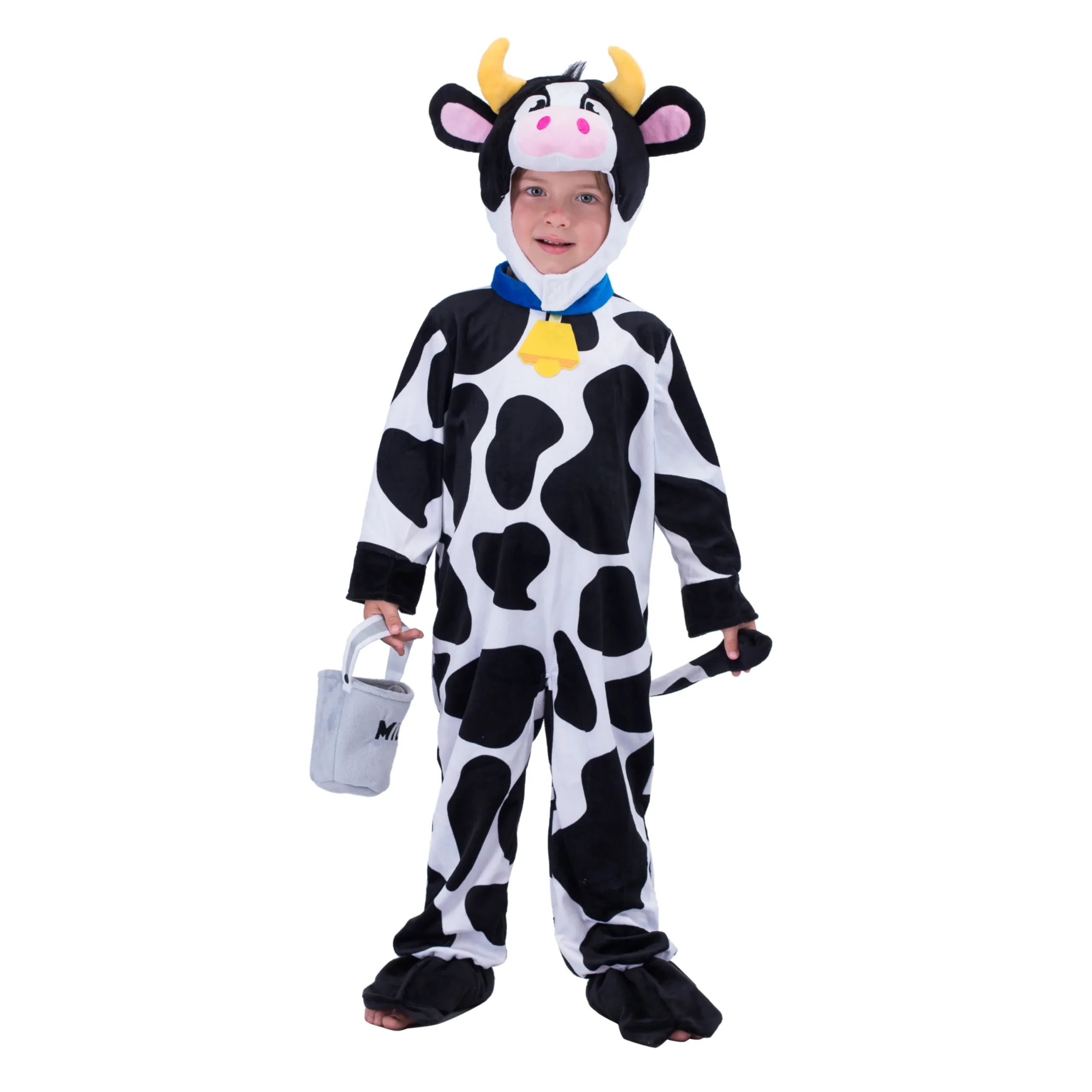 Joyfy Baby Cow Costume with Milking Bucket for Toddler, Kids Halloween Farm Party Dress up Role Playing Cosplay 0-5 Years - Image 8