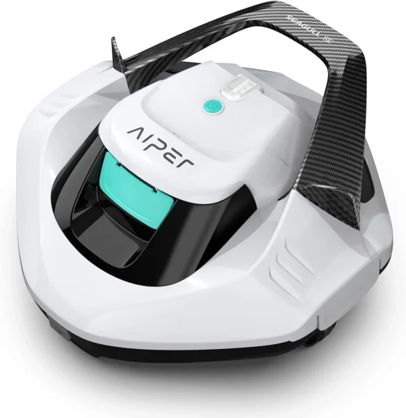 AIPER Cordless Robotic Pool Cleaner With Dual-Drive Motors - Seagull 600